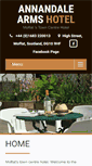 Mobile Screenshot of annandalearmshotel.co.uk